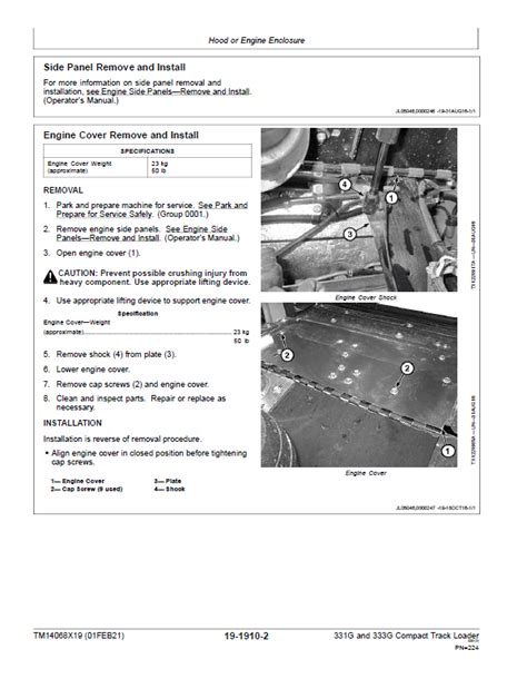 skid steer exhaust system diagram|John Deere 331G and 333G Comact Track Loader Repair .